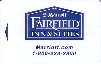 Hotel Keycard Marriott - Fairfield Inn & Suites Generic Front