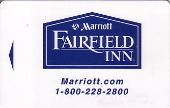 Hotel Keycard Marriott - Fairfield Inn & Suites Generic Front