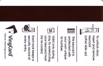 Hotel Keycard Marriott - Fairfield Inn & Suites Generic Back