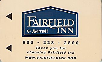 Hotel Keycard Marriott - Fairfield Inn & Suites Generic Front