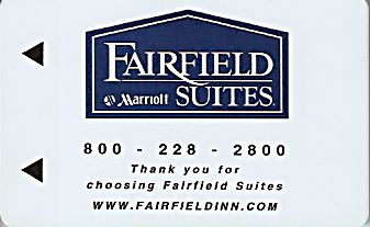 Hotel Keycard Marriott - Fairfield Inn & Suites Generic Front