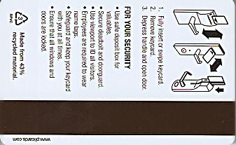 Hotel Keycard Marriott - Fairfield Inn & Suites Generic Back