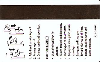 Hotel Keycard Marriott - Fairfield Inn & Suites Generic Back