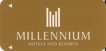 Hotel Keycard Millennium Generic Front