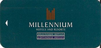 Hotel Keycard Millennium Generic Front