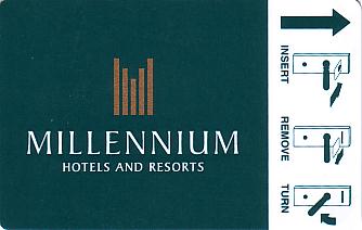 Hotel Keycard Millennium Generic Front