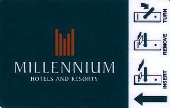 Hotel Keycard Millennium Generic Front