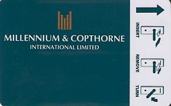 Hotel Keycard Millennium Generic Front