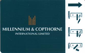 Hotel Keycard Millennium Generic Front