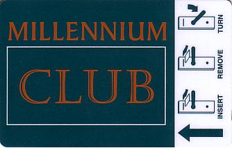 Hotel Keycard Millennium Generic Front