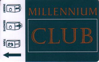 Hotel Keycard Millennium Generic Front