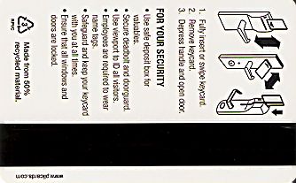 Hotel Keycard Marriott - JW Generic Back