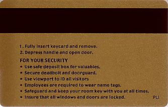 Hotel Keycard Marriott - JW Generic Back
