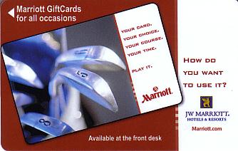 Hotel Keycard Marriott - JW Generic Front