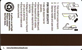 Hotel Keycard Marriott - JW Generic Back