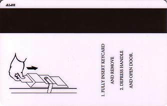Hotel Keycard Marriott - JW Bangkok Thailand Back