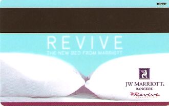 Hotel Keycard Marriott - JW Bangkok Thailand Back