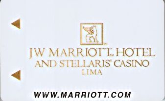 Hotel Keycard Marriott - JW Lima Peru Front