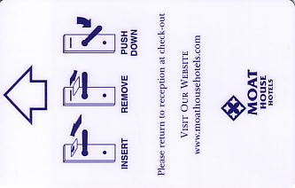 Hotel Keycard Moat House Generic Front