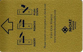 Hotel Keycard Moat House Generic Front