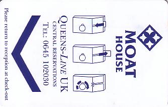 Hotel Keycard Moat House Generic Front