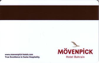 Hotel Keycard Movenpick  Bahrain Back