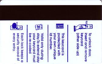 Hotel Keycard Movenpick Cairo Egypt Back