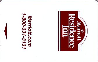 Hotel Keycard Marriott - Residence Inn Generic Front