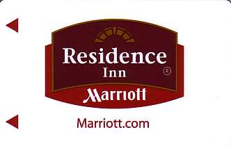 Hotel Keycard Marriott - Residence Inn Generic Front