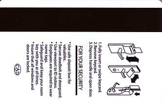 Hotel Keycard Marriott - Residence Inn Generic Back