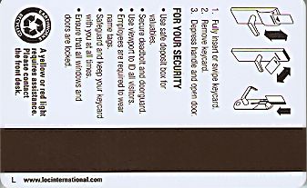 Hotel Keycard Marriott - Residence Inn Generic Back