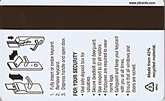 Hotel Keycard Marriott - Residence Inn Generic Back