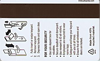 Hotel Keycard Marriott - Residence Inn Generic Back