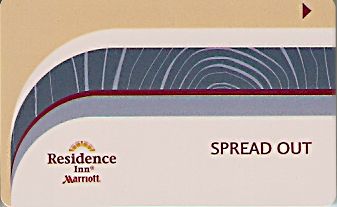 Hotel Keycard Marriott - Residence Inn Generic Front