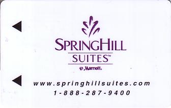 Hotel Keycard Marriott - SpringHill Suites Generic Front