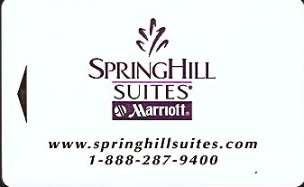 Hotel Keycard Marriott - SpringHill Suites Generic Front