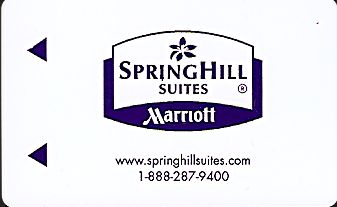 Hotel Keycard Marriott - SpringHill Suites Generic Front