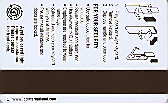 Hotel Keycard Marriott - SpringHill Suites Generic Back