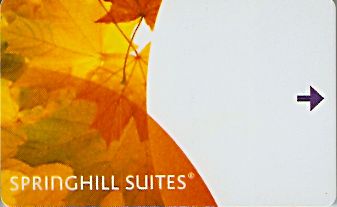 Hotel Keycard Marriott - SpringHill Suites Generic Front