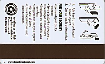 Hotel Keycard Marriott - SpringHill Suites Generic Back