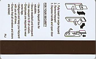 Hotel Keycard Marriott - SpringHill Suites Generic Back