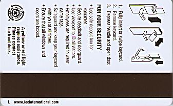 Hotel Keycard Marriott - SpringHill Suites Generic Back