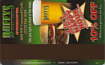 Hotel Keycard Marriott - SpringHill Suites Generic Back