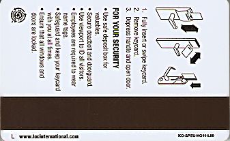 Hotel Keycard Marriott - SpringHill Suites Generic Back