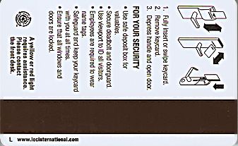 Hotel Keycard Marriott - SpringHill Suites Generic Back