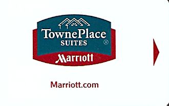 Hotel Keycard Marriott - TownePlace Suites Generic Front