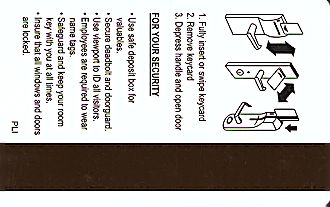 Hotel Keycard Marriott - TownePlace Suites Generic Back