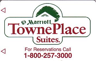 Hotel Keycard Marriott - TownePlace Suites Generic Front