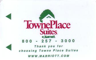 Hotel Keycard Marriott - TownePlace Suites Generic Front