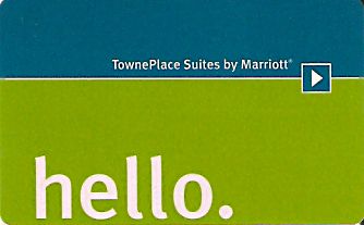 Hotel Keycard Marriott - TownePlace Suites Generic Front